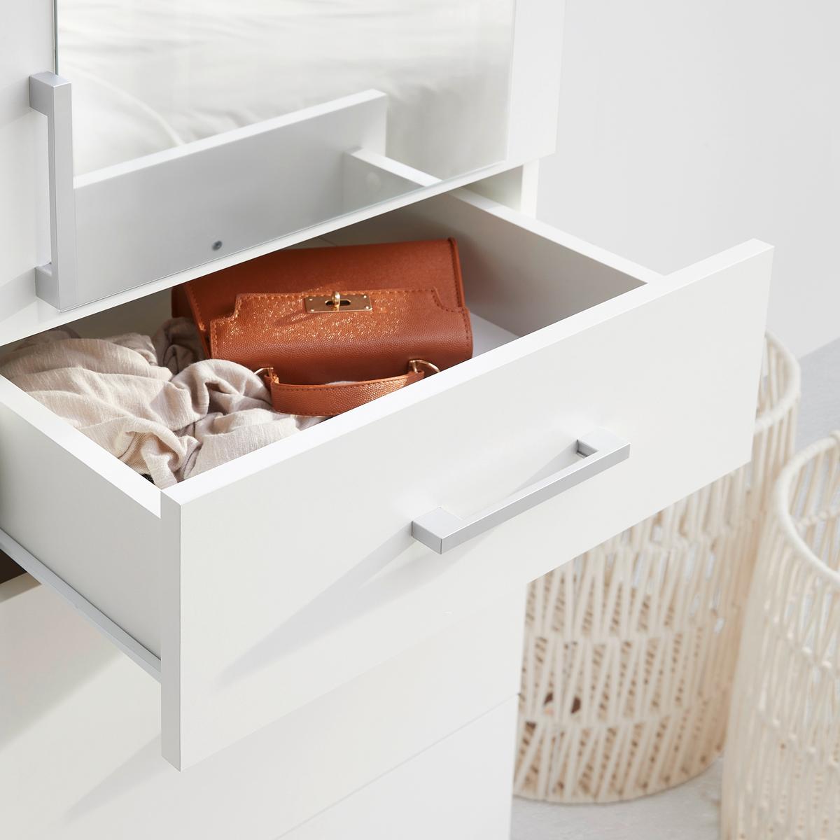 Drehtürenschrank Lasse Weiß - Weiß, KONVENTIONELL, Holz (90/196/55cm) - Mömax