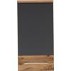 ÖVERSKÅP FLOAT -EXKLUSIV- - kromfärg/antracit, Modern, metall/trämaterial (35/70/21cm) - Premium Living