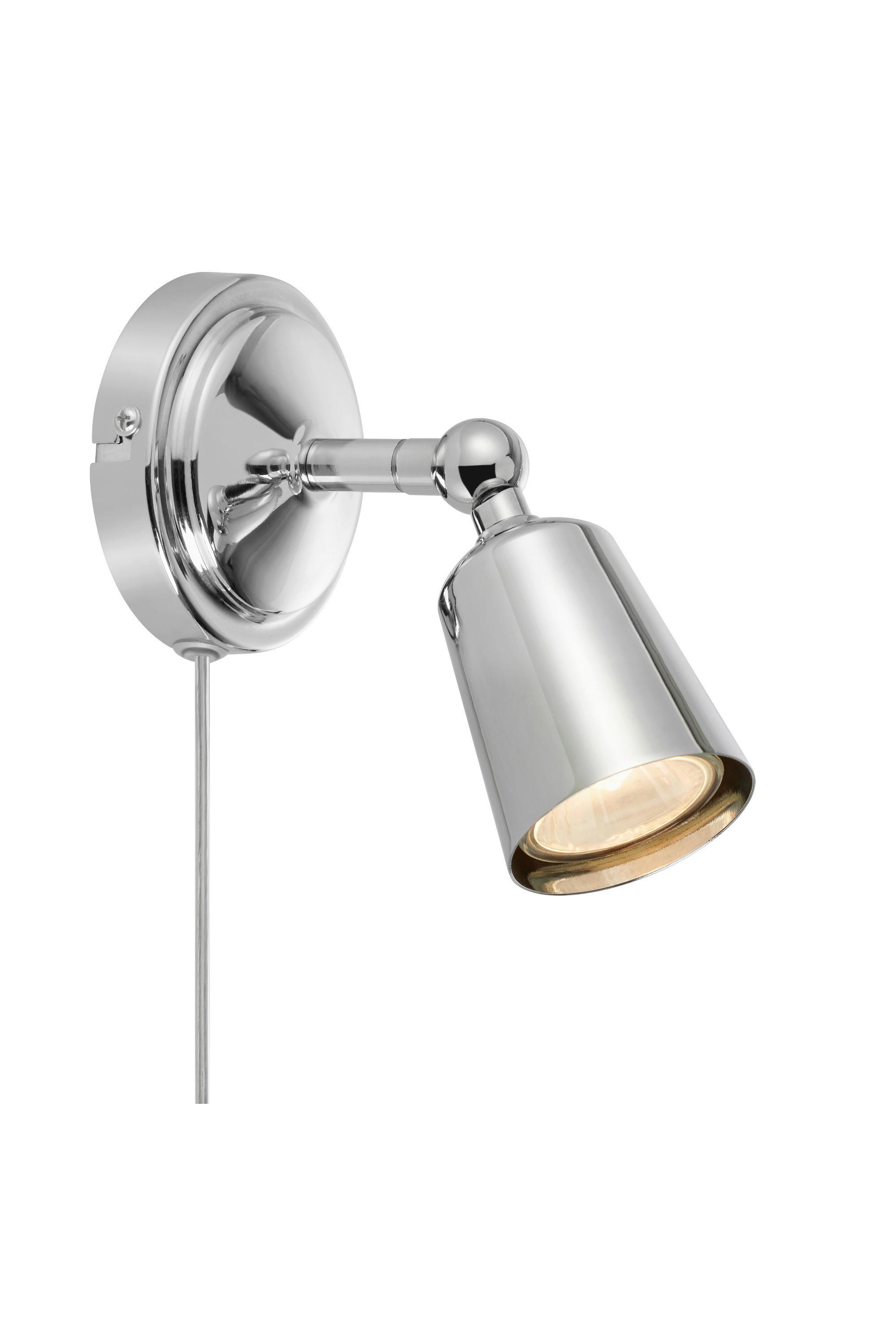 Wandleuchte Tiny Wall max. 7 Watt - Chromfarben, Design, Metall (15,5/9,5/11cm) - Markslöjd