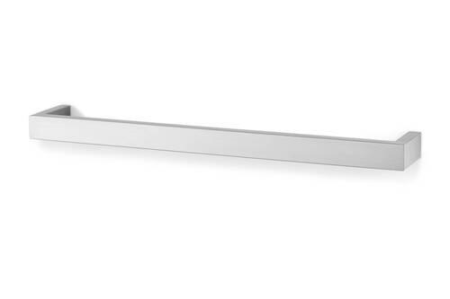 UCHWYT NA RĘCZNIK LINEA - kolor stalowy, Basics, metal (8/40/7,7cm) - Zack