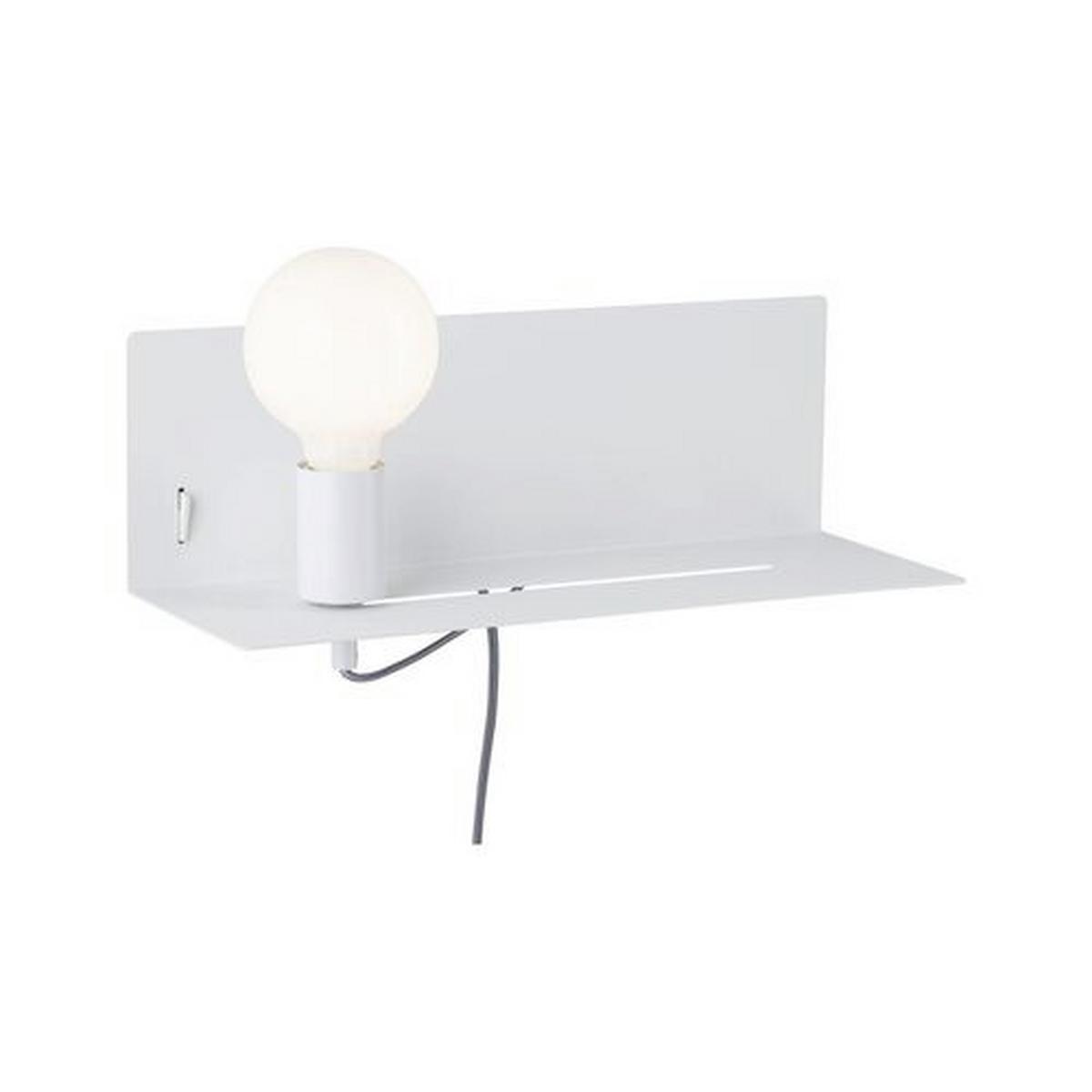 Wandleuchte Devara in Weiß max. 40 Watt - Weiß, LIFESTYLE, Metall (40/13cm) - Paulmann