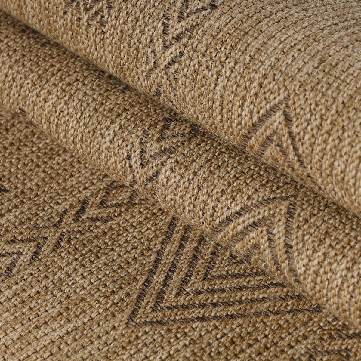 TEPPICH Outdoor KASBERG in Schwarz, im Vintage-Stil, 120 x 170 cm - Beige, Textil (170/120cm) - KADIMA DESIGN