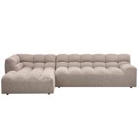 ECKSOFA Allure Braun S: 165x324cm - Schwarz/Braun, Design, Kunststoff/Textil (165/324cm) - Livetastic
