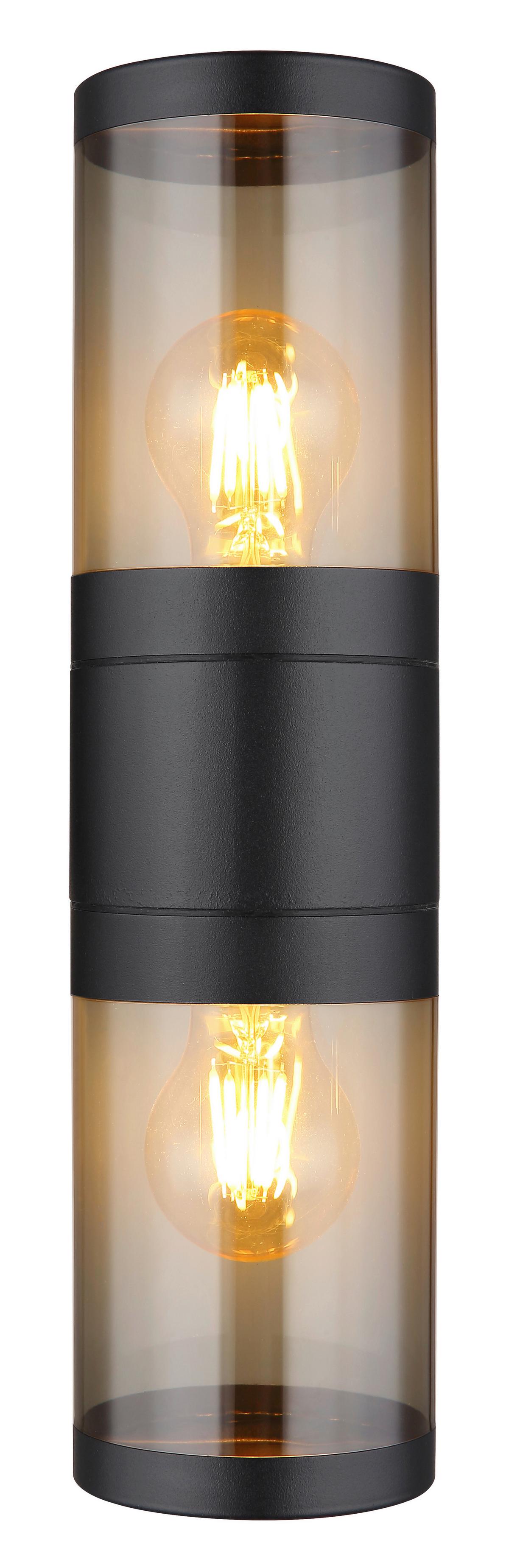 Außenleuchte Xeloo max. 60 Watt - Schwarz, Basics, Kunststoff/Metall (10,2/15,5/38cm) - Globo