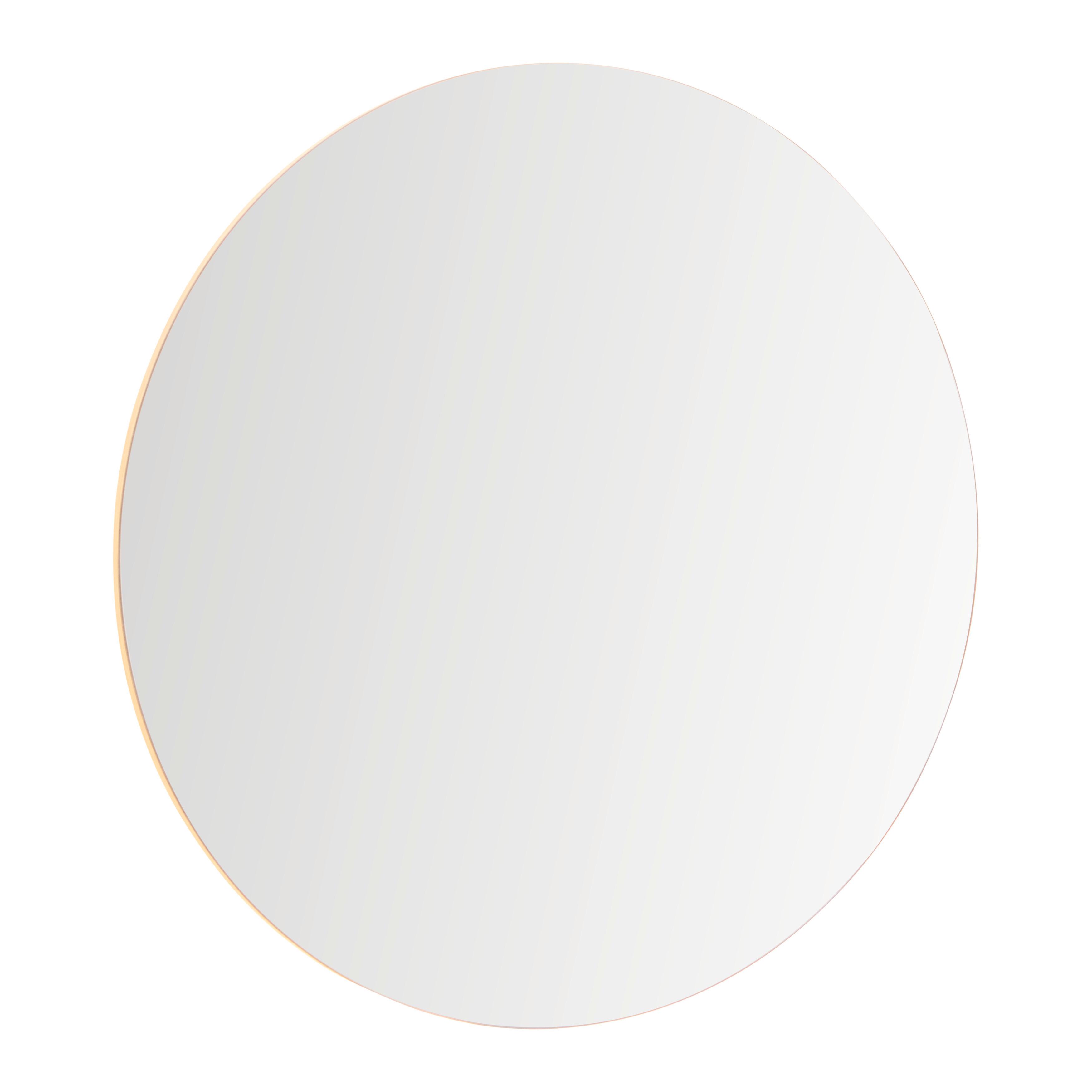 Leuchtspiegel Pisa inkl. LED Ø ca. 80cm - Eichefarben, MODERN, Holzwerkstoff (80/5cm) - Mömax