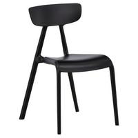 STUHL-SET URSHOLMEN - Schwarz, Design, Kunststoff (49/79.5/54cm) - Livetastic
