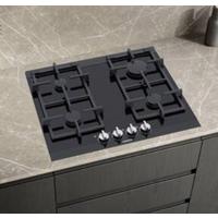 Gaskochfeld ER6A6PB70D Schwarz - Schwarz, KONVENTIONELL, Glas/Metall (60,2/4,7/52cm) - Siemens