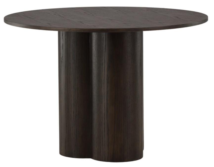 ESSTISCH OLIVIA - Dunkelbraun, Design, Holz (110/110/75cm) - Livetastic