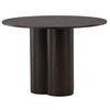 ESSTISCH OLIVIA - Dunkelbraun, Design, Holz (110/110/75cm) - Livetastic