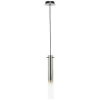 Hängeleuchte Glasini Schwarz max. 25 Watt - Schwarz, Design, Glas/Metall (14,5/199cm) - Brilliant