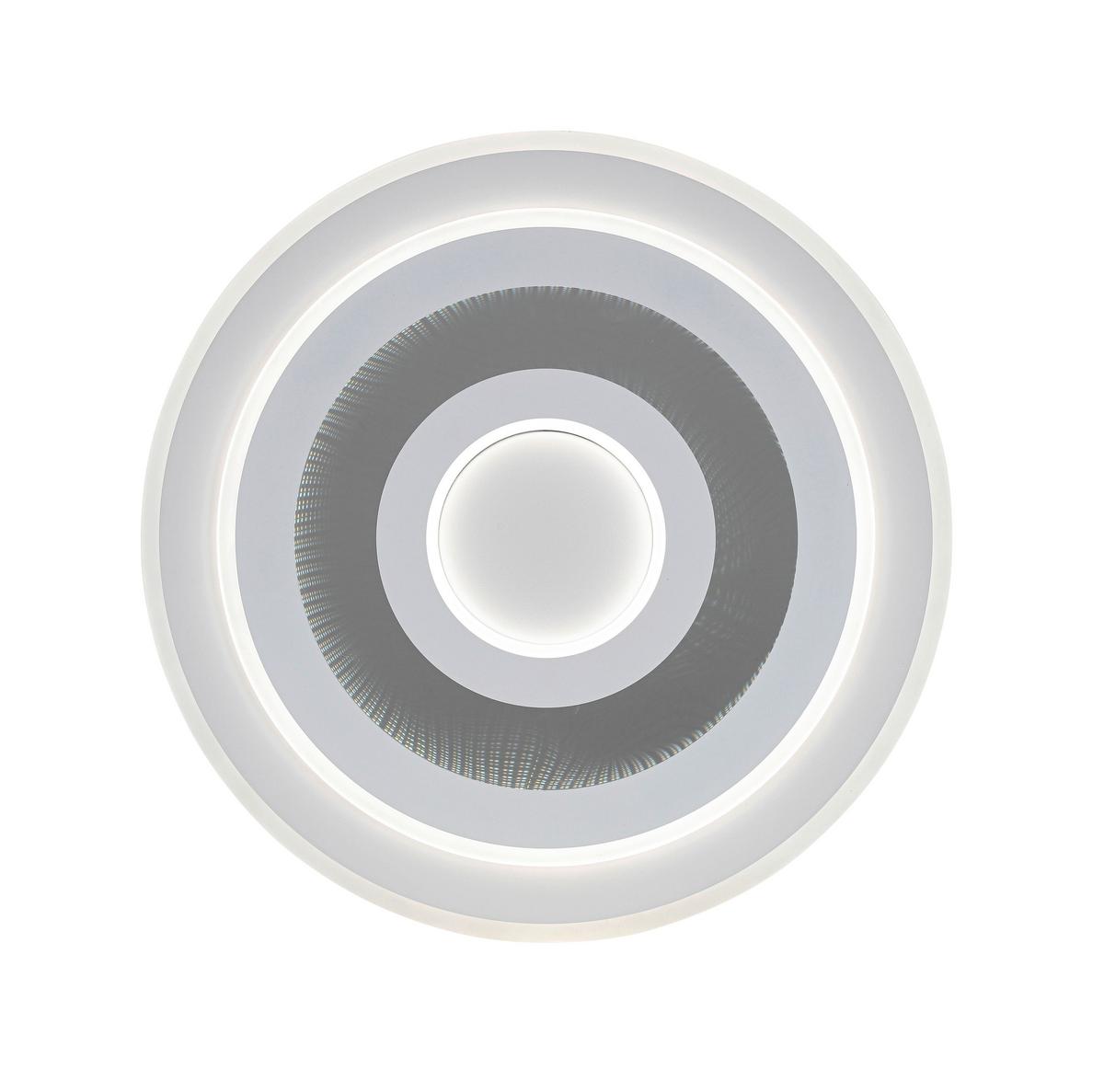 Plafonieră cu LED Birtu - alb, Modern, plastic/metal (49/4,3cm) - Mömax