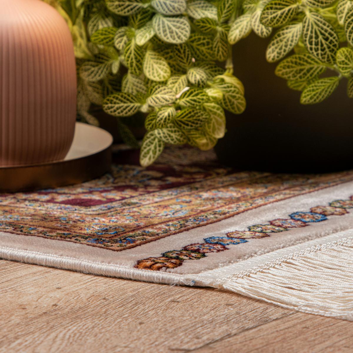 WEBTEPPICH MY BABYLON OF OBSESSION - Hellbraun/Creme, Design, Textil (200/290cm)