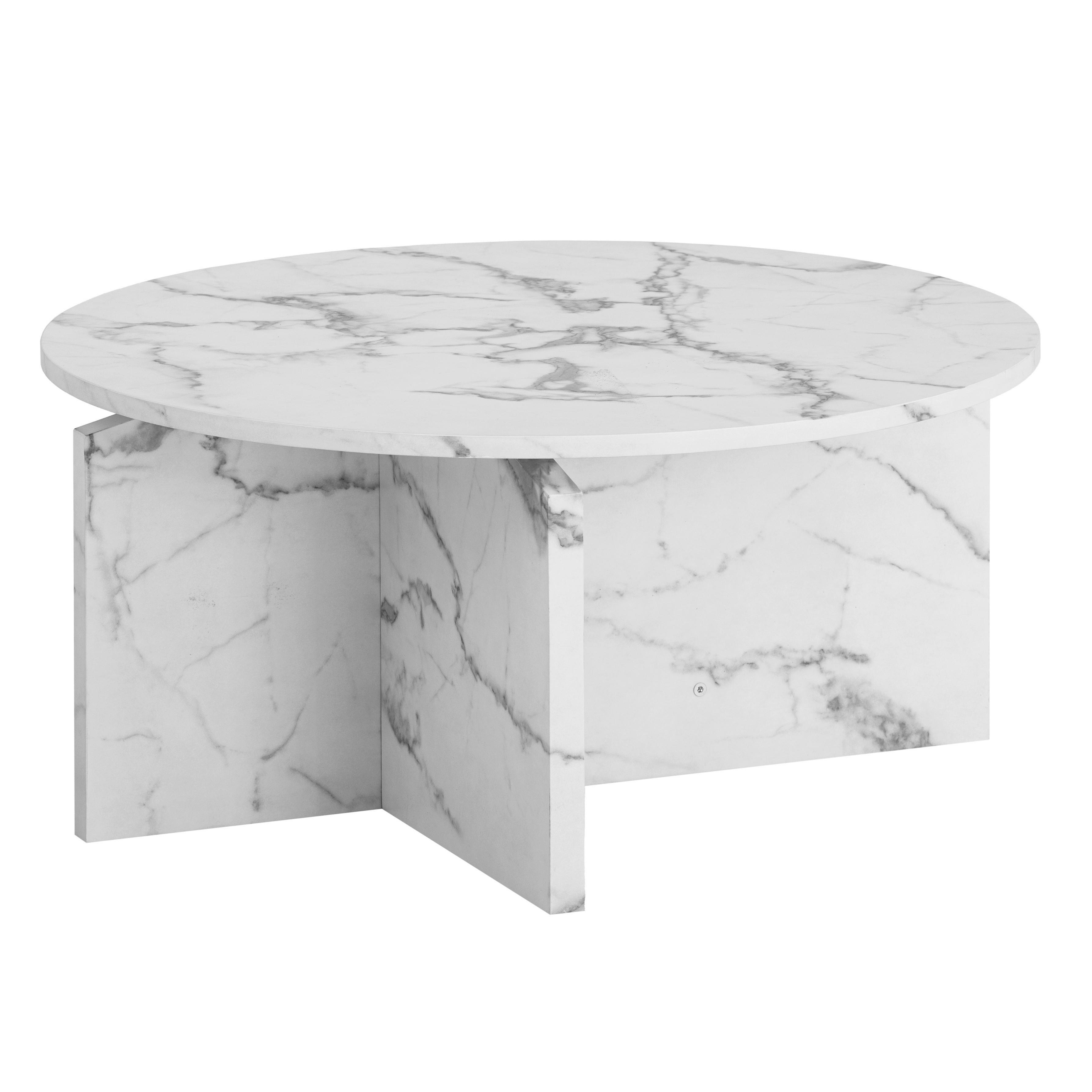 COUCHTISCH WL6.913 - Weiss, Design, Holzwerkstoff (70/70/33cm) - Livetastic
