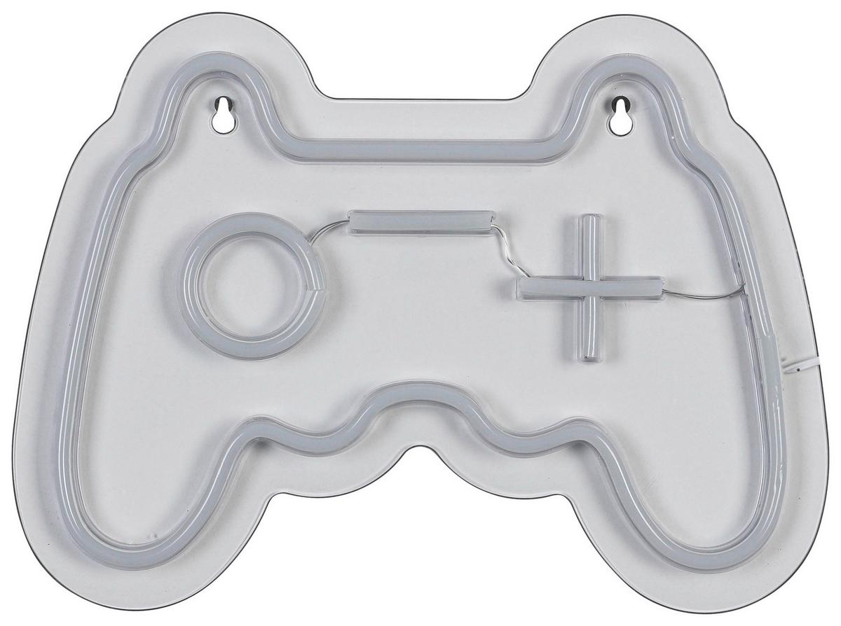 Led Díszlámpa Spieli - áttetsző/fehér, Modern, műanyag (30/22/1,30cm) - Mömax