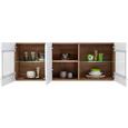 Viseča Vitrina Avensis - aluminij/bela, Moderno, umetna masa/steklo (140/52/37,1cm) - Mömax modern living Viseča Vitrina Avensis - aluminij/bela, Moderno, umetna masa/steklo (140/52/37,1cm) - Mömax modern living