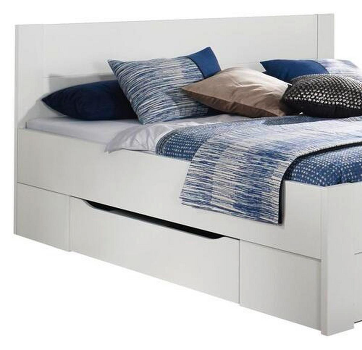 ŁÓŻKO ZE SCHOWKAMI ISOTTA - biały, Konventionell, materiał drewnopochodny (180/200cm) - Rauch Möbel