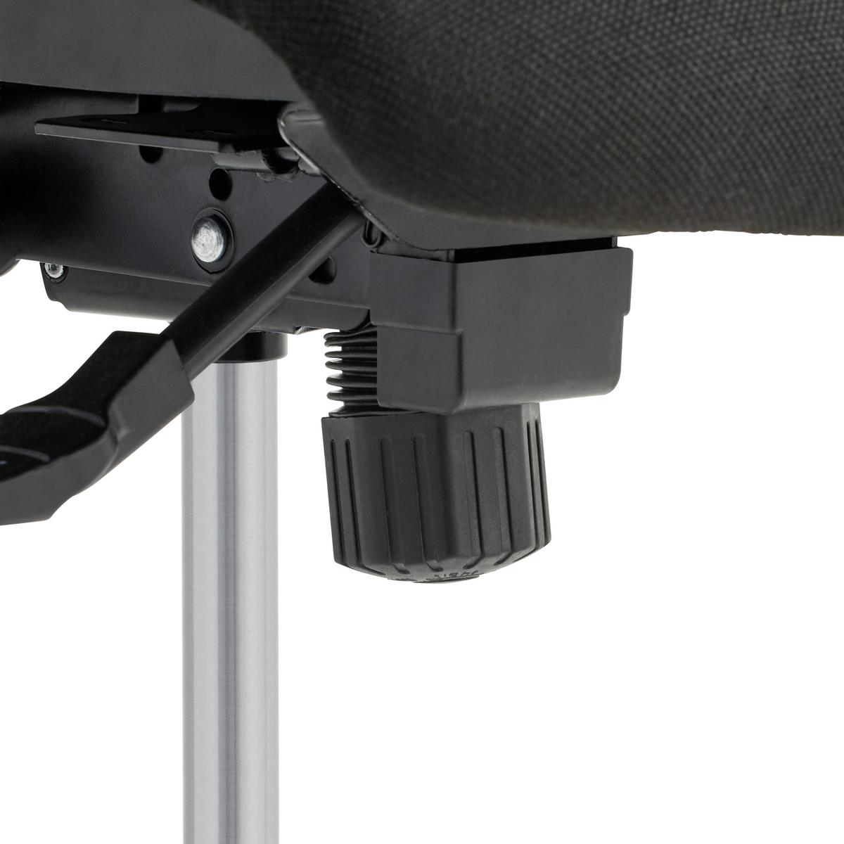 KRZESŁO OBROTOWE SITNESS PROFI G1 - czarny/kolor chromowy, Design, tworzywo sztuczne/metal (47,5/100-109/48,5cm) - Topstar