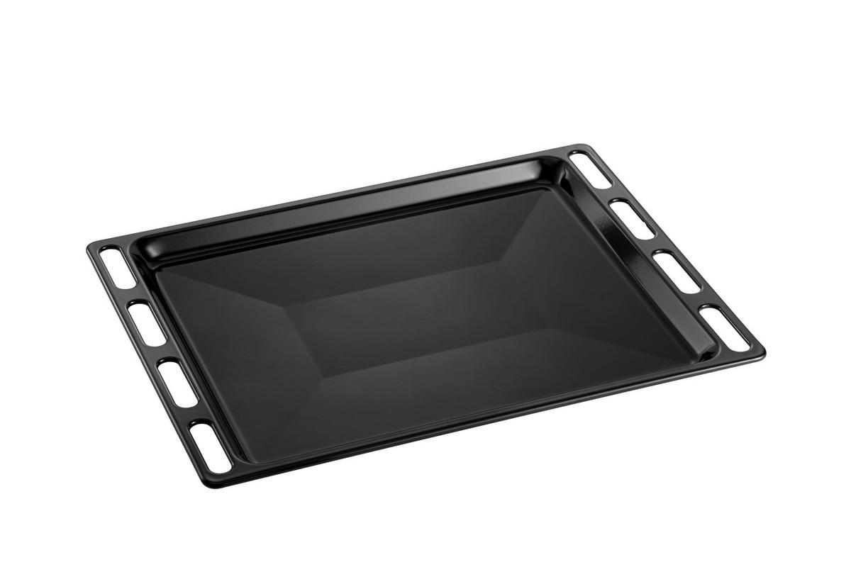 Herdset HS2201-26 Jamie Schwarz/Edelstahlfarben - Edelstahlfarben/Schwarz, Trend, Glas/Kunststoff (59,5/59,5/56,5cm) - Respekta