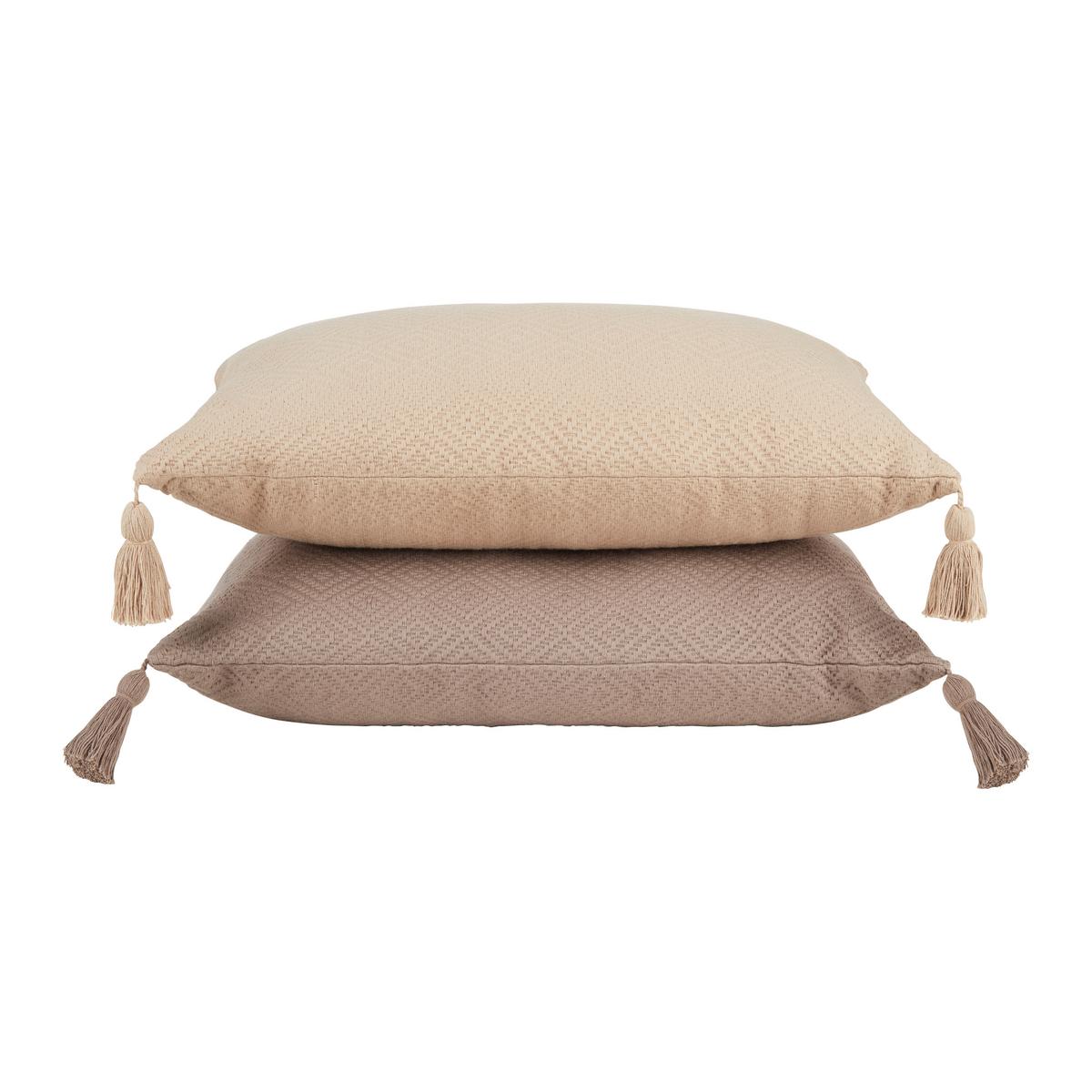 Zierkissen Frieda in Beige ca. 40x60cm - Beige, Modern (40/60cm) - Modern Living