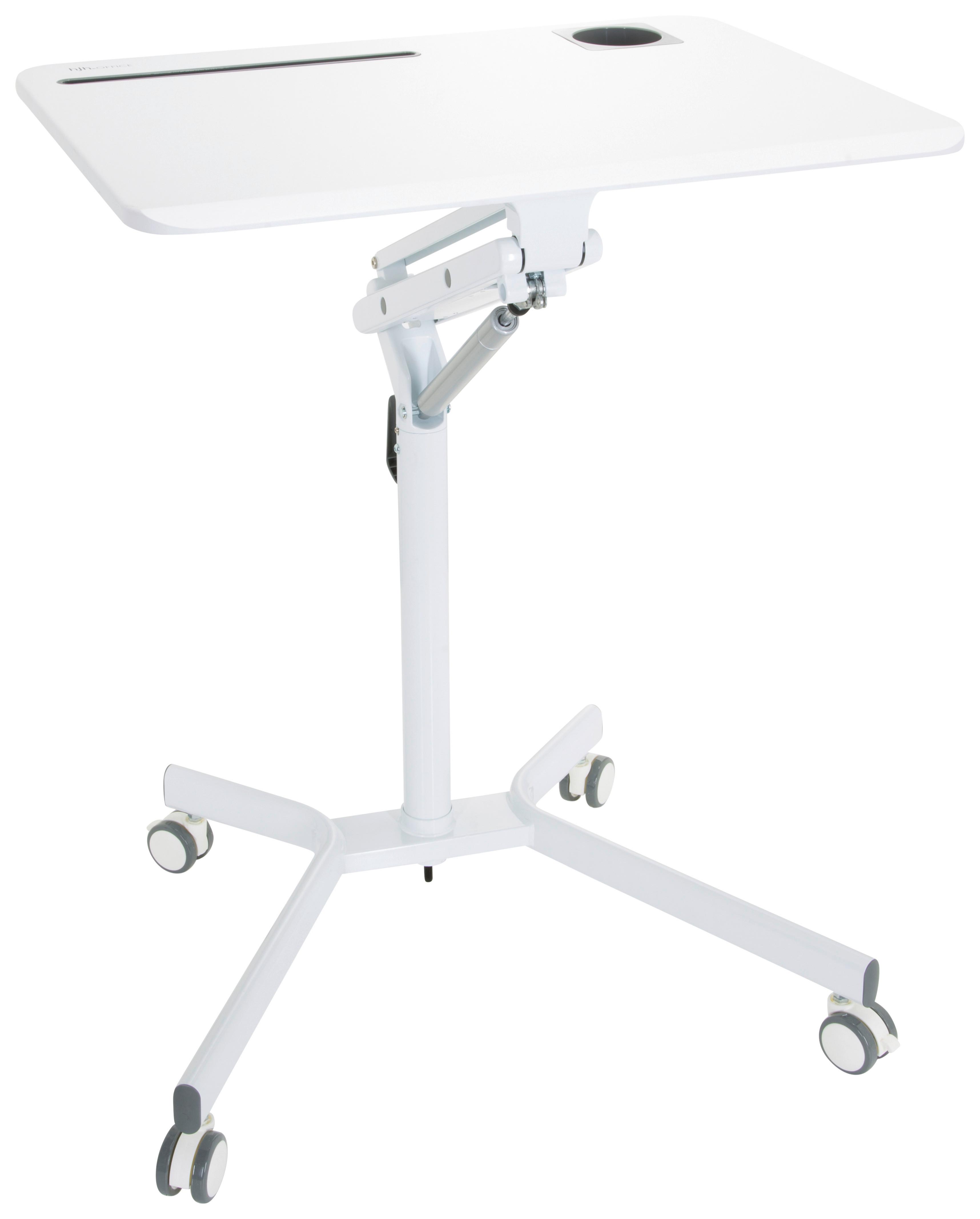 Dvižna Miza Stand Vm.su I, Bela - bela, Basics, kovina/umetna masa (77/73-105/57cm) - MID.YOU