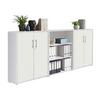 Aktenschrank Office Edition Sw Set 9 Weiß - Weiß, MODERN, Holzwerkstoff (253,2/113,6/33cm) - MID.YOU