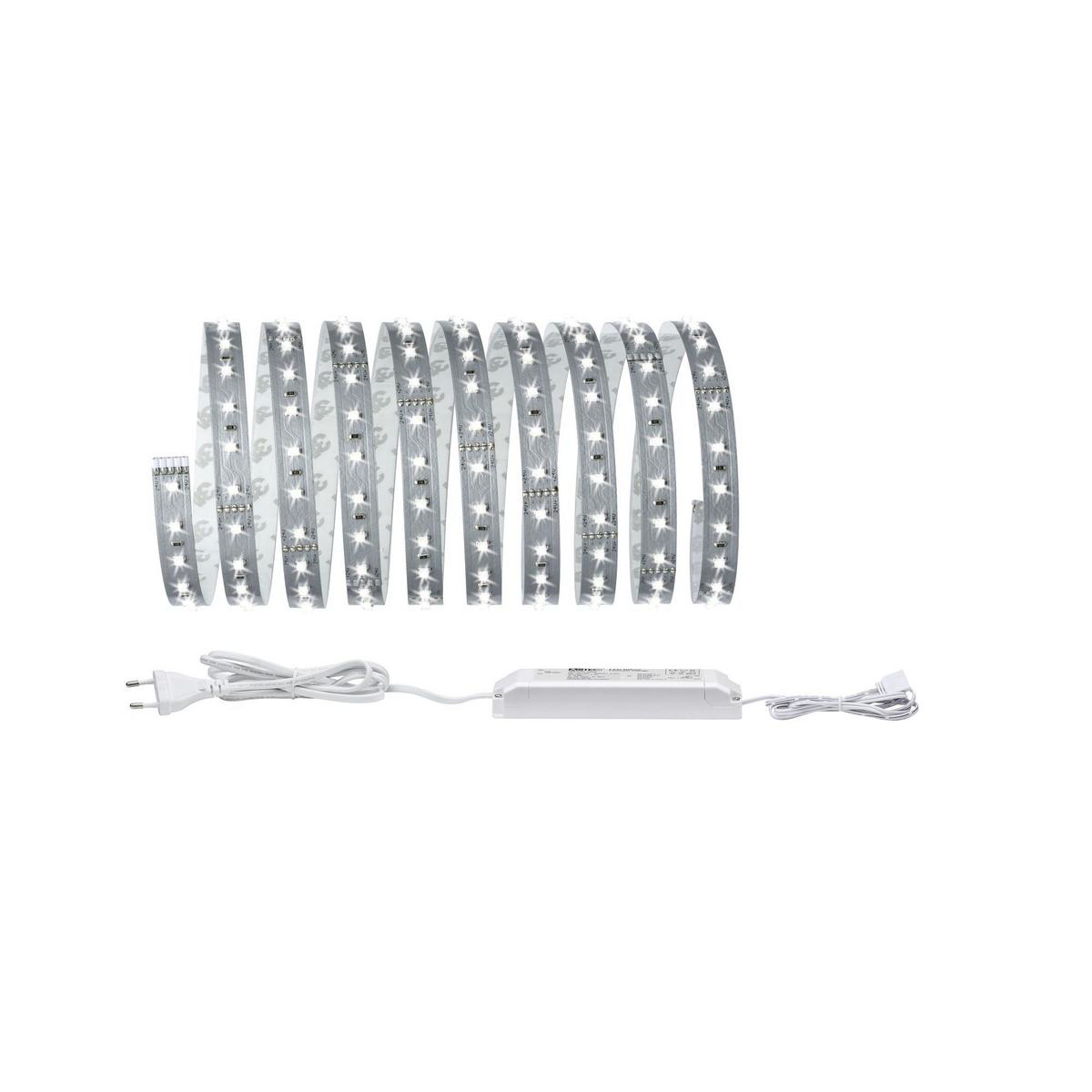 LED-Strip 70580 in Silberfarben max. 18 Watt - Silberfarben, Basics, Kunststoff (0,3cm) - Paulmann