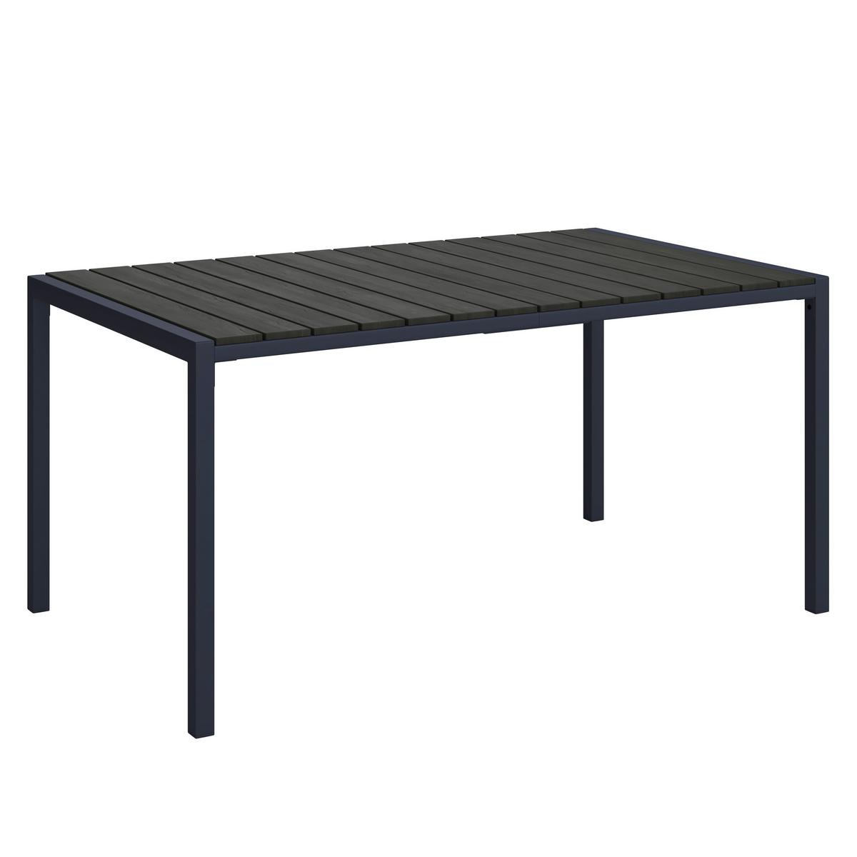 Gartengarnitur "Carina", hellgrau/grau - Dunkelgrau/Hellgrau, Modern, Kunststoff/Textil (150/90/73cm) - Bessagi Garden