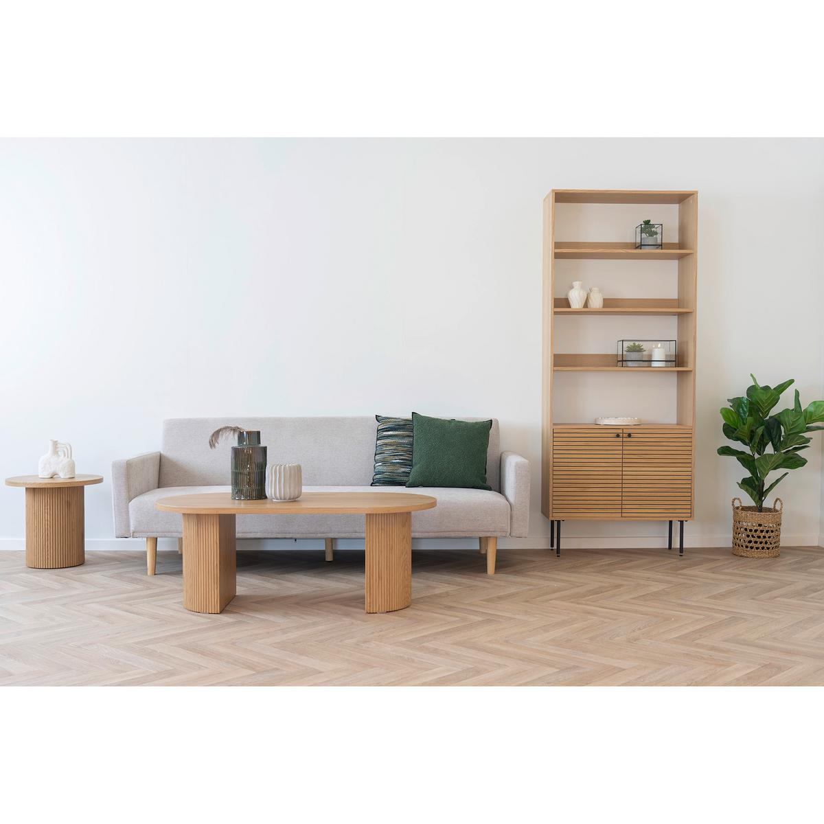 Couchtisch Boavista Eichefarben ca. 120x60x45 cm - Eichefarben/Naturfarben, Design, Holzwerkstoff (120/60/45cm) - MID.YOU