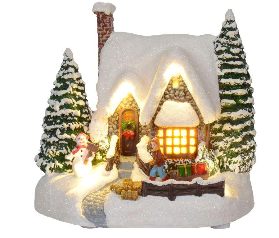 DEKORACJA ŚWIETLNA LED 487227 - Basics, tworzywo sztuczne (14,00/17,00/15,50cm) - X-Mas
