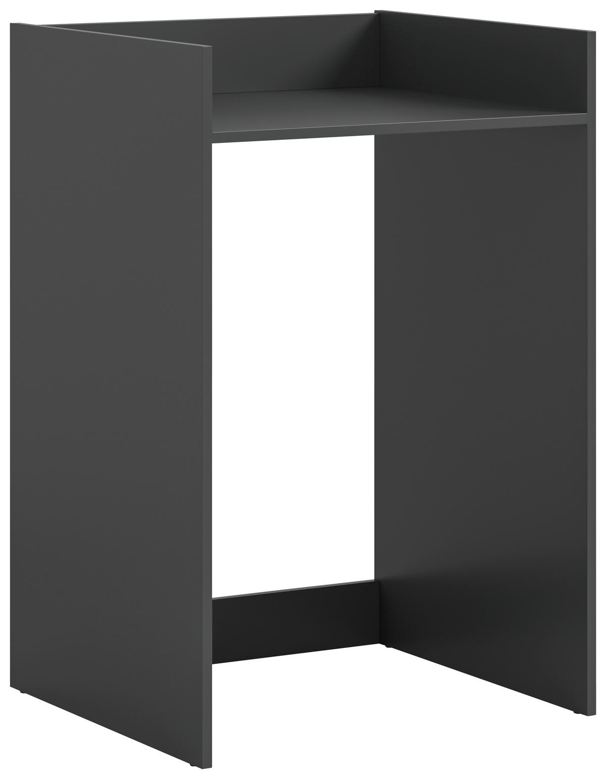 Element Za Perilicu Rublja Free - bijela/antracit, Basics, drvni materijal/plastika (66/101/60cm) - MID.YOU