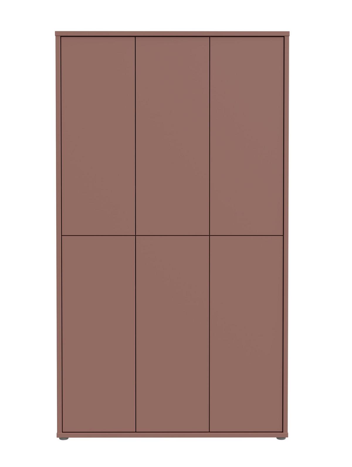 Ormar Za Cipele Alice - boje škriljevca/terakota, Moderno, drvni materijal (109,2/191,9/34,9cm) - Modern Living