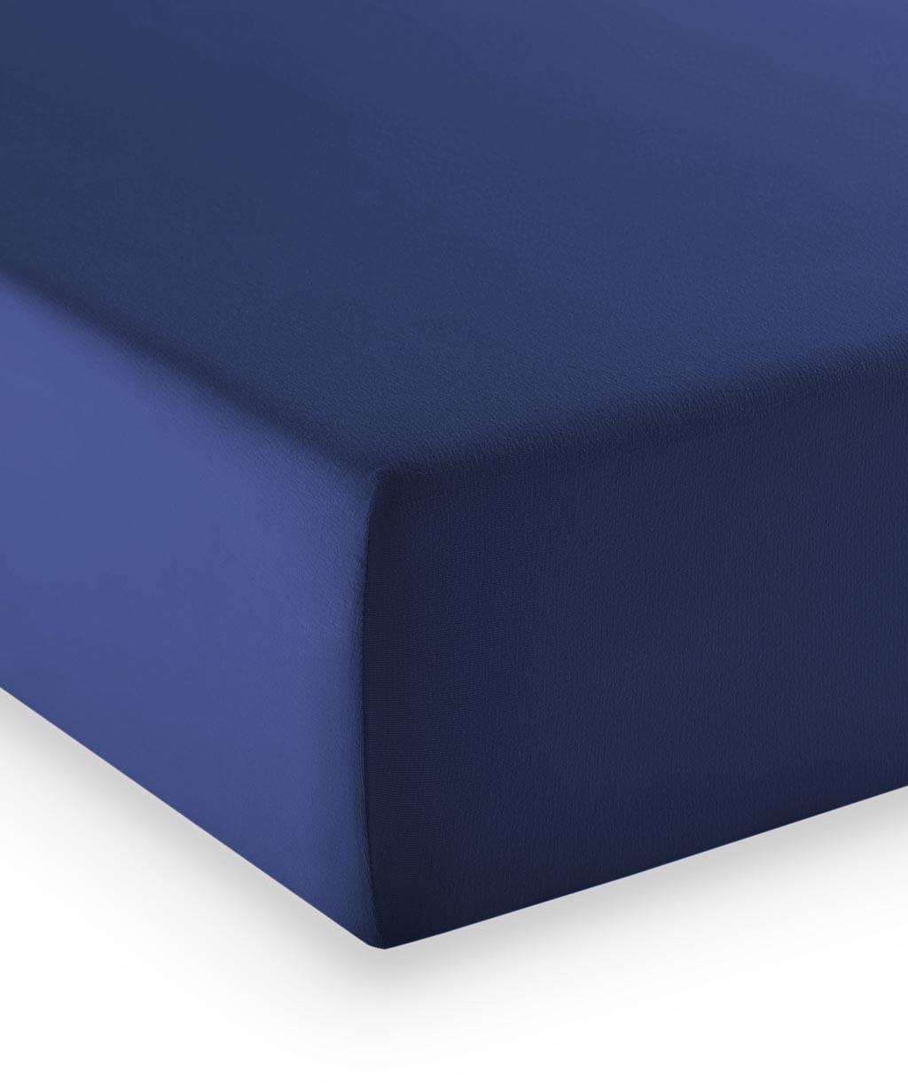Fixleintuch Q 4000 79 - Blau, Basics, Textil (140-160/200-210cm) - Fleuresse