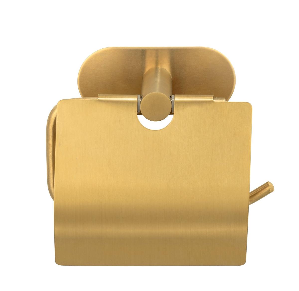 Toilettenpapierhalter in Goldfarben - LIFESTYLE, Metall (14/12,5/7cm) - Mömax