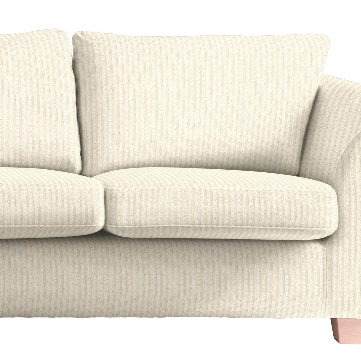 2-Sitzer-Sofa Devado Beige Cord - Beige/Naturfarben, Holz/Textil (190/70-85/95cm) - Mömax