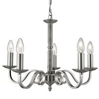 Csillár 1505-5ss Richmond - ezüstszínű, Konventionell, fém (52/94cm)