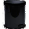 Treteimer Weissblech in Schwarz ca. 12l - Schwarz, Kunststoff/Metall - MÖMAX modern living