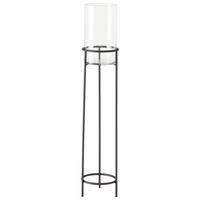 LATARENKA 2035252 - INDUSTRIAL LIVING - czarny, Basics, metal/szkło (22/95cm) - Boltze Home