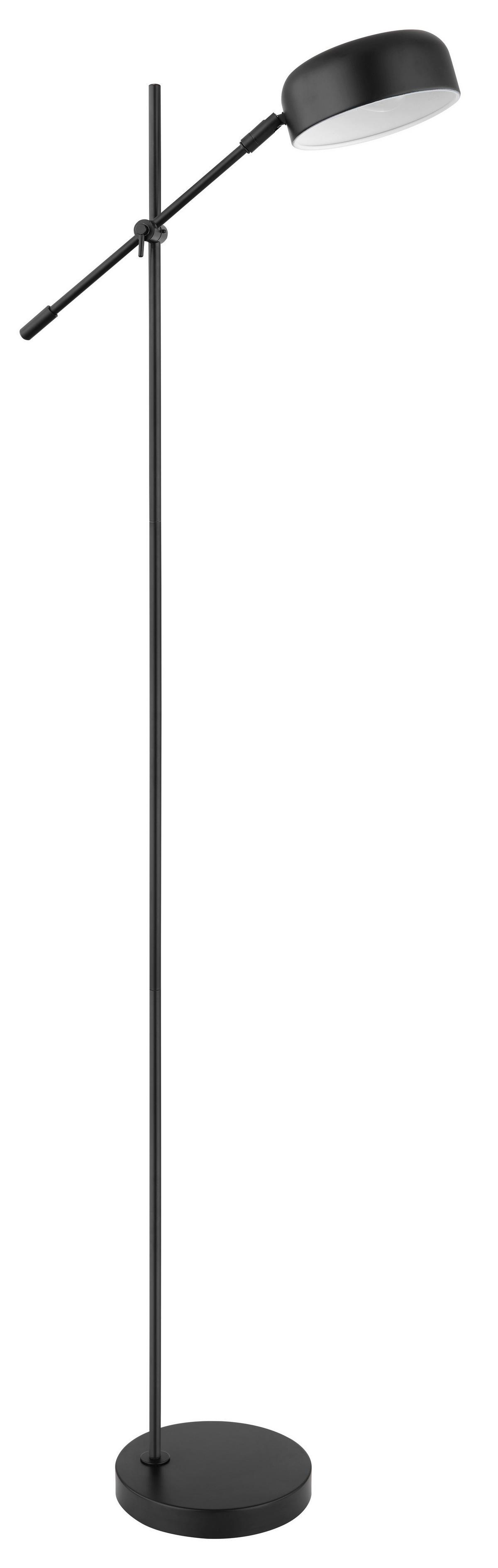 Stoječa Svetilka Wisdom - črna, Basics, kovina (47,7/20/139cm) - Globo