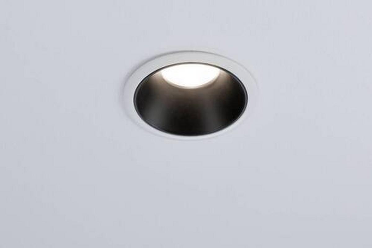 LED-Spot Cole in Schwarz/Weiß max. 3x6,5 W - Schwarz/Weiß, Basics, Kunststoff/Metall (8,8cm) - Paulmann
