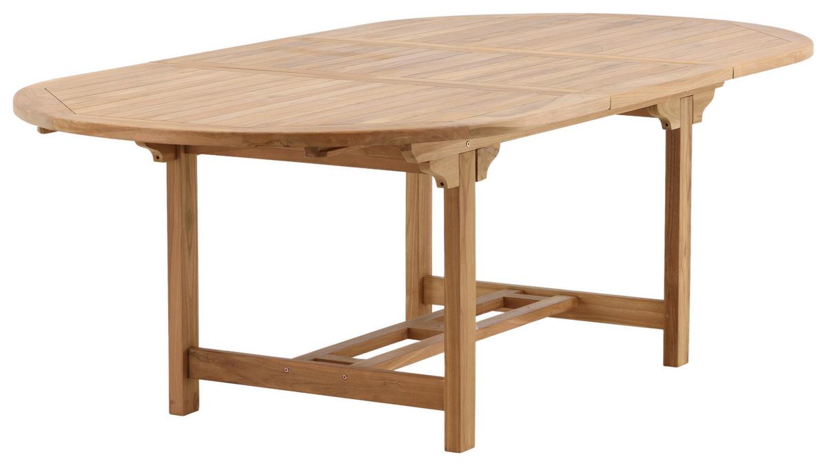 GARTENTISCH KENYA - Teakfarben, KONVENTIONELL, Holz (180/120/75cm) - Gardenson