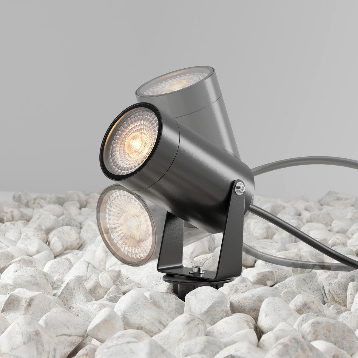 Außenleuchte Scope Schwarz max. 20 Watt - Schwarz, Trend, Metall (9,5/29,5/5,5cm) - MAYTONI