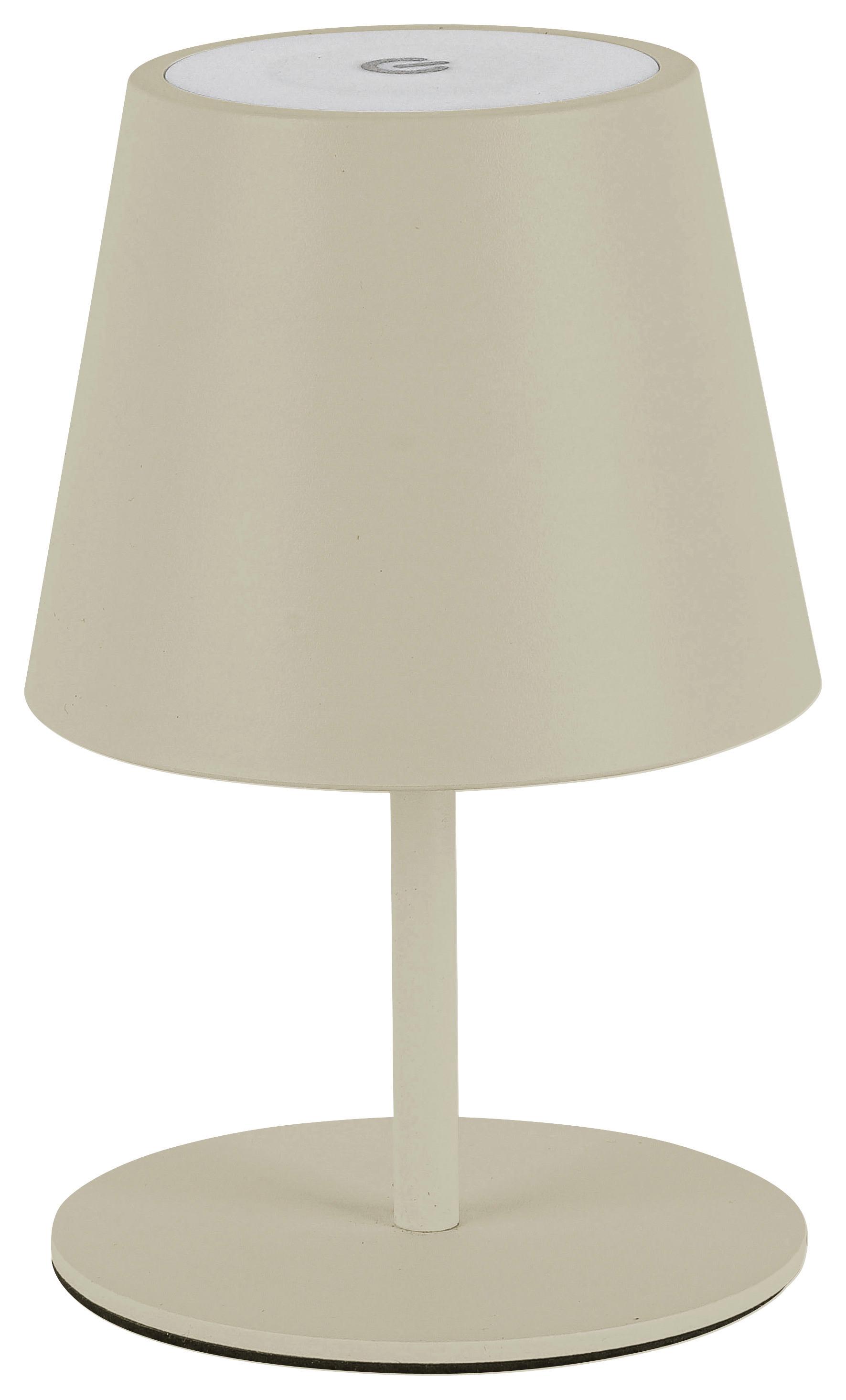 PORTABEL LAMPA NOEMI - sandfärgad, Klassisk, metall/plast (10,5/17-36cm) - Mömax