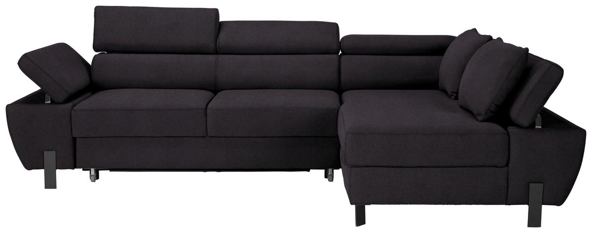 Coltar MOLINA MINI - negru, Modern, lemn/textil (277/189cm) - Mömax