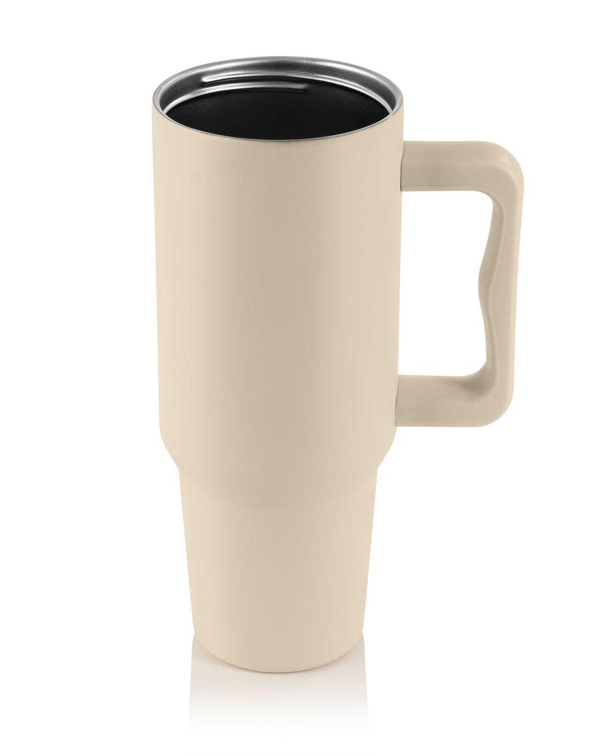 TERMOKUBEK 15043 - beżowy, Basics, tworzywo sztuczne/metal (1,2l)