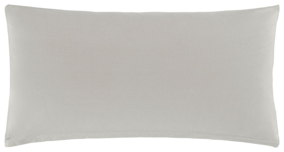 Kissenhüllen-Set Basic 2 Stk. Hellgrau ca. 40x80cm - Hellgrau, MODERN, Textil (40/80cm) - Modern Living