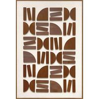 Keilrahmenbild Denise ca. 60x90cm - Walnussfarben/Braun, MODERN, Holzwerkstoff/Kunststoff (60/90cm) - Premium Living