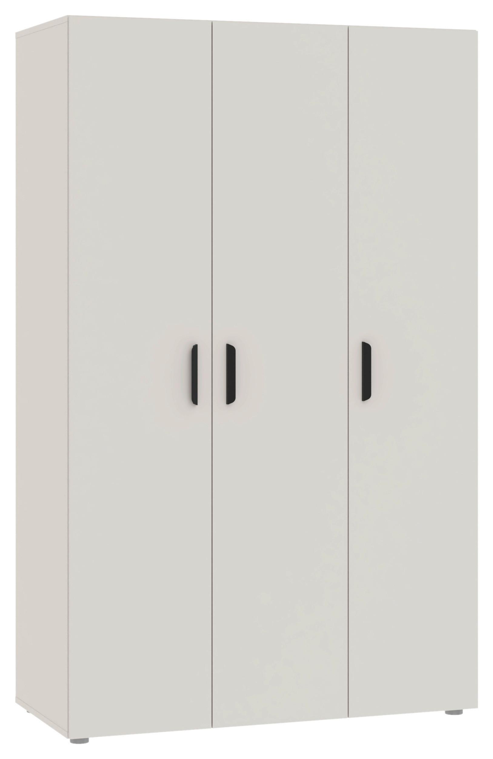 Ormar S Klasičnim Vratima Basic - kašmir/crna, Konvencionalno, drvni materijal/plastika (110,7/179/51,9cm)