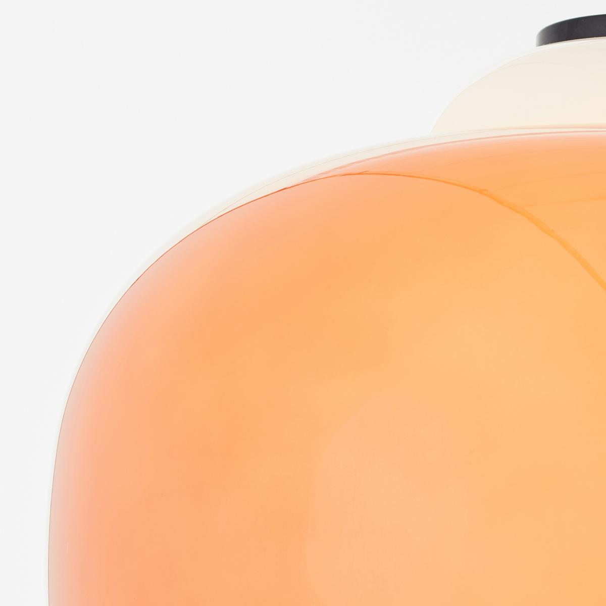 Pendelleuchte Blop Orange max. 60 Watt - Orange, Design, Glas/Metall (30/128,5cm) - Brilliant