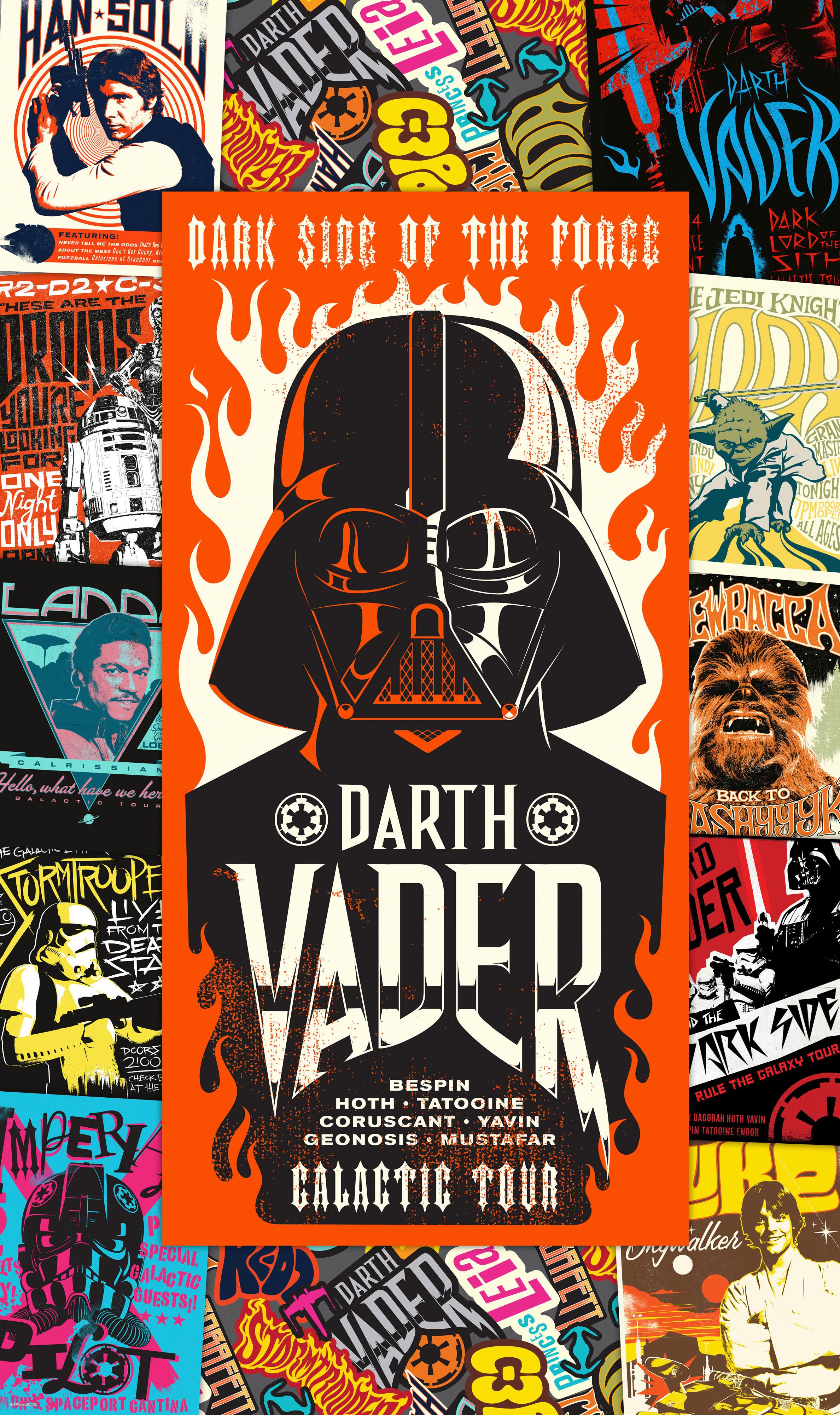 Vliestapete Star Wars Rock on Posters ca.120x200cm - Multicolor, Basics (120/200cm) - Komar