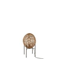 LAMPA STOŁOWA 20396 - czarny, Trend, metal/drewno (30/53cm)